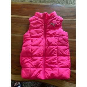 Girls Puma Puffer Vest